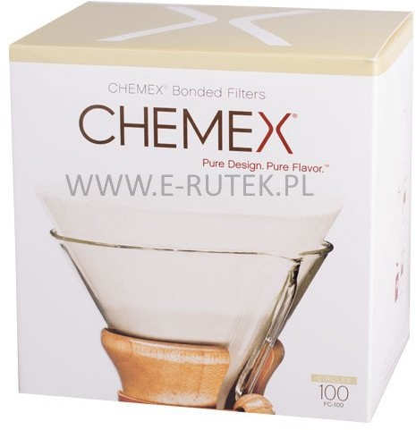 Chemex filtry papierowe okrągłe 6, 8, 10 filiżanek FC-100
