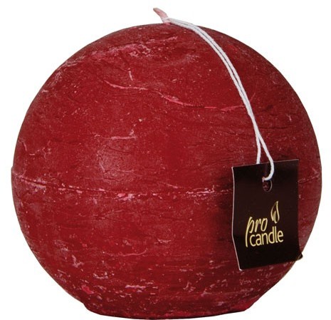 Pro Candle wieca zapachowa ProCandle 730005 / kula / czerwona porzeczka