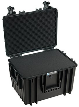B&W Outdoor Cases typ 5500 SI walizka na sprzęt fotograficzny, z wkładką piankową, kolor: czarny 5500/B/SI