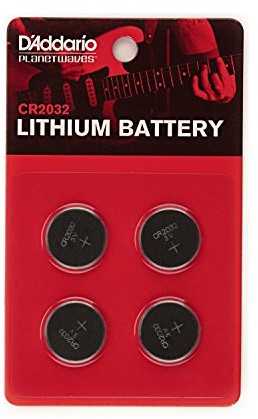 Planet Waves PW-CR2032  04 D'Addario Lithium Battery (4-Pack) PW-CR2032-04