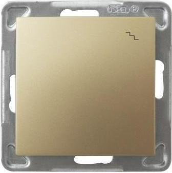 Ospel Wyłącznik ścienny IMPRESJA MODUŁ schodowy złoty metalik