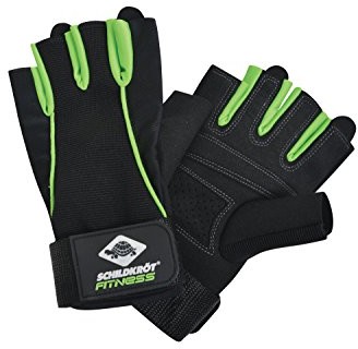 Schildkröt Fitness Rękawiczki Pro, Wielokolorowa, Lxl (960154_schwarz/grün_L-XL)