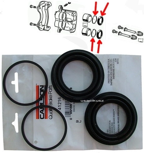 CARLSON Zestaw naprawczy przedniego zacisku hamulcowego Ford Expedition 2003-2006