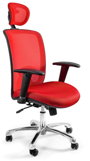 Unique Fotel biurowy Expander czerwony W-94-2