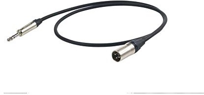 Proel ESO240LU3 esot Eric przewód audio (6,3 mm Jack Stereo na XLR 3-biegunowy, Neutrik-wtyczka, 3 m, NP3 X-hpc250 NC3MXX) Czarny ESO240LU3