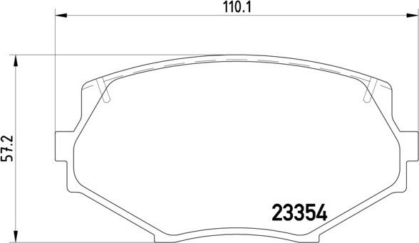 Mintex Zestaw klocków hamulcowych, hamulce tarczowe MDB1686