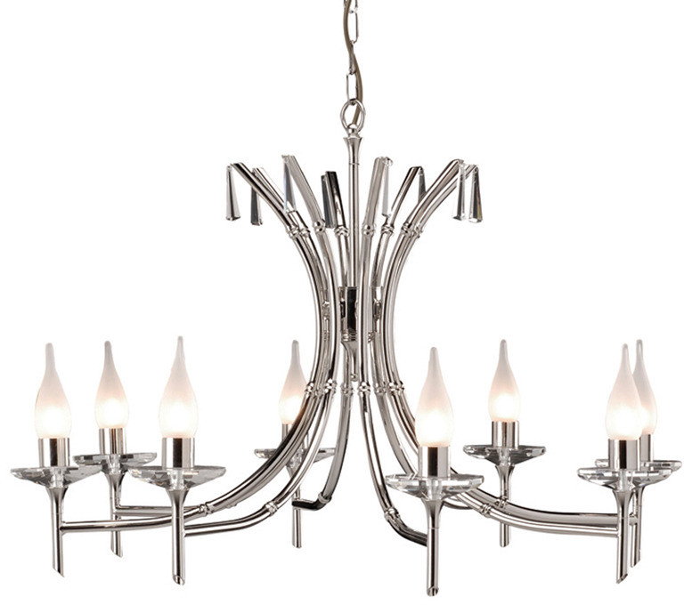 Elstead Lighting Brightwell BR 8 8 BR8 NICKEL