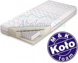M&K Foam Koło Materac Estrella Lux X5 140x200 cm, pokrowiec - Amicor