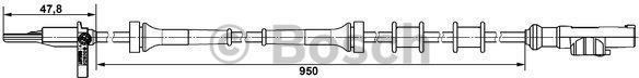 Bosch Czujnik, prędkosć obrotowa koła 0 265 007 883