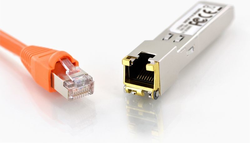 Digitus Moduł nadawczo-odbiorczy SFP RJ45 DN-81005