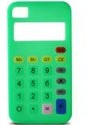 Ksix B0917FRS02V Freestyle Silikon Calculator Case für Apple iPhone 4/4S grün
