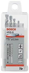 Bosch Professional Wiertła Do metalu HSS-G Standard 4,8 x 52 x 83 mm