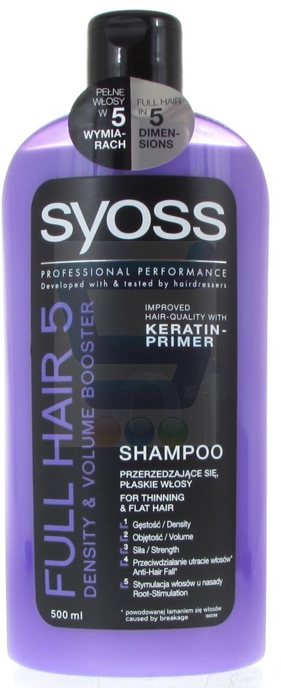 Syoss Full Hair 5 Szampon do włosów 500 ml