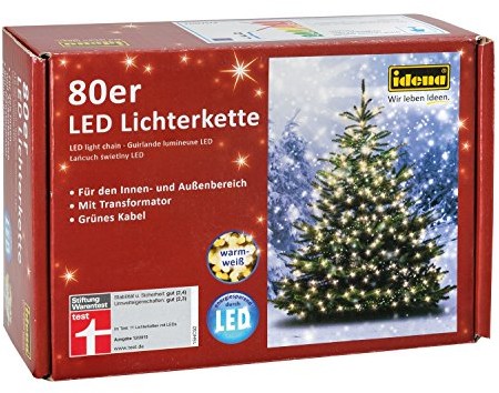 Idena łańcuch świetlny LED, długość ok. 3,4 m, do powieszenia w pomieszczeniach 8325058