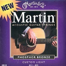 Martin struny do gitary akustycznej .011-.052 Phosphor Bronze M535