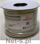Gembird kabel instalacyjny Kabel UTP kat. 5e, drut AL-CU, CCA, 100 m rolka , szary (UPC-5004E-SOL/100)