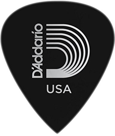 Planet Waves 6DRD1 Duralin Precision kostki do gry na gitarze, kształt standardowy 6DBK7-25
