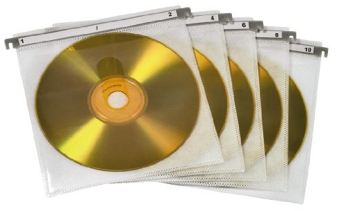 Hama CD/DVD podwójna etui ochronne, kolor biały, biały 00051176