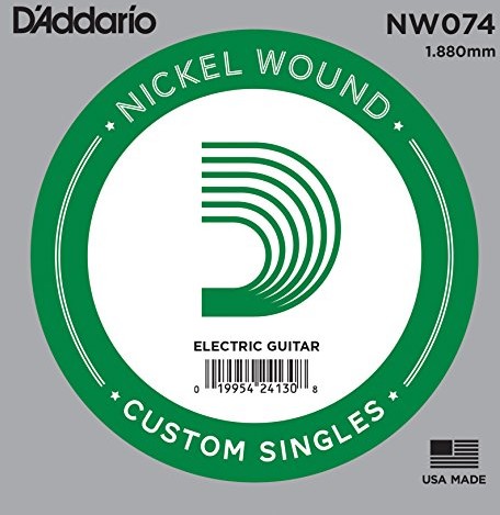 D'Addario Nickel Wound ball End Single Strings NW074