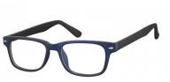 Sunoptic Okulary Zerówki klasyczne oprawki CP156E granatowo-czarne