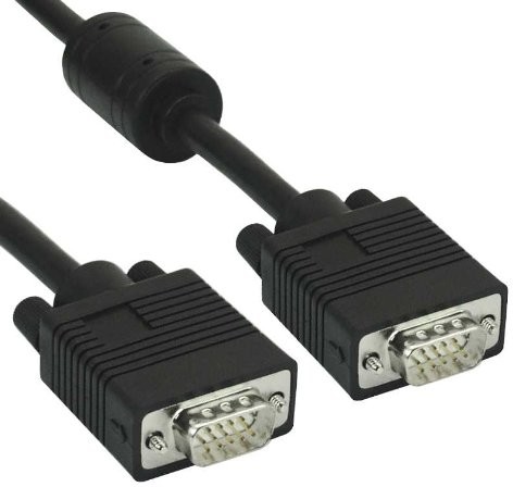 InLine S-VGA Cable, 15po, L HD, wtyk/wtyk, 15 m Czarny 4043718076338