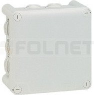 Legrand Puszka kwadratowa z przepustami 130x130x74 mm - Plexo 092032