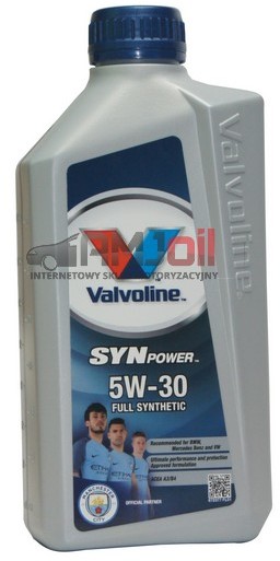 Valvoline SYNPOWER 5W30 A3/B4 1L 872377