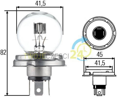 Hella Żarówka, reflektor 8GD 002 088-071