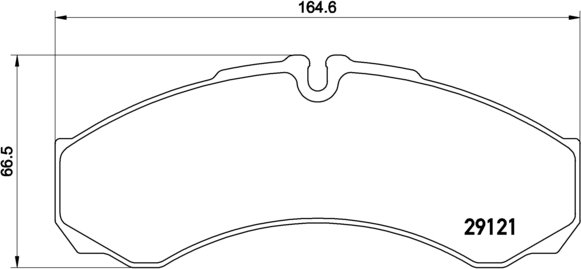 BREMBO Zestaw klocków hamulcowych, hamulce tarczowe P A6 017
