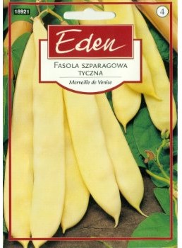 Eden FASOLA SZPARAGOWA TYCZNA ŻÓŁTA MERVEILLE DE VENISE 31729452
