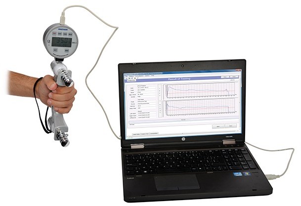 MSD Cyfrowy dynamometr (siłomierz) do pomiaru siły rąk + oprogramowanie diagnostyczne do PC - 08-010202 001/399