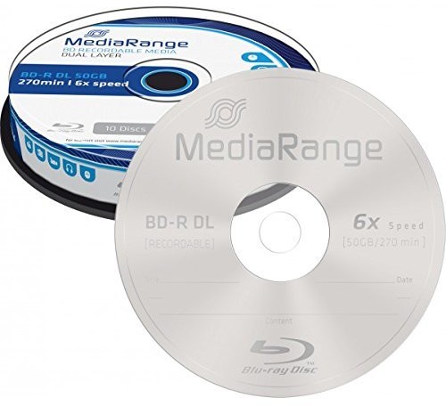 MediaRange BD-R DL 6x CB 50GB MediaR 10 - MR507