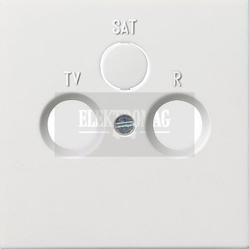 Gira F100 BIAŁY Pokrywa GNOIAZDA RTV-SAT 0869112