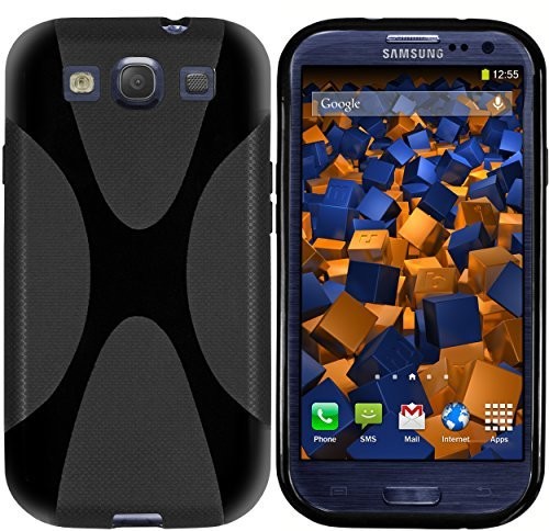 Mumbi X-TPU Silikon Schutzfür Samsung Galaxy S3 i9300 / S3 Neo schwarz
