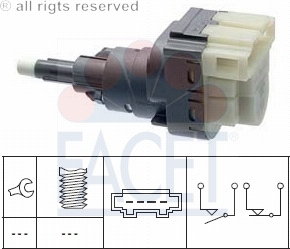 FACET Włącznik żwiateł STOP 7.1229