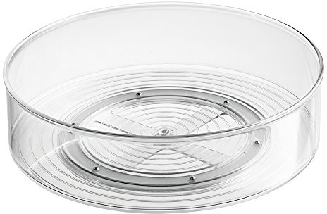 InterDesign 73230EU Kühlschrankboxen, Tiefer Drehteller 29 cm, Durchsichtig
