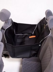 Kardiff Kardimata Anti Slip Mini 70X160 Czarna Mata Samochodowa Na Połowę Tylnego Fotela