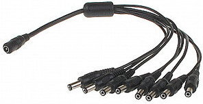 Abcvision PRZEWÓD WWG-5.5/8 1xGNIAZDO 8xWTYK 2.1/5.5mm
