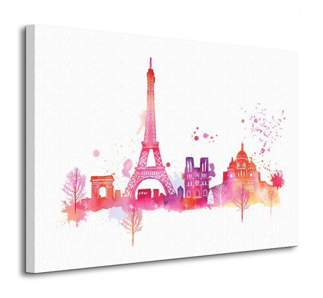 Art group Digital Paris Skyline - Obraz na płótnie WDC90643