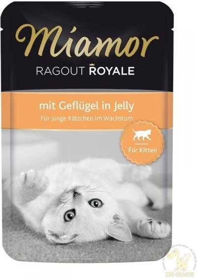 Miamor Ragout Royale Kitten Drób w galaretce Saszetka 100g 74058