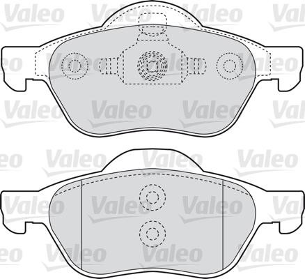 VALEO klocki hamulcowe 598471 598471