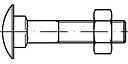 Toolcraft Śruba z łbem grzybkowym z podsadzeniem 111457 M12 x 140 mm DIN 603 sta