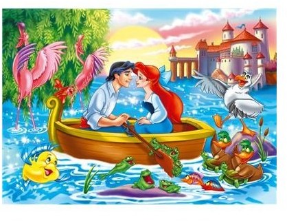 Clementoni Puzzle 104 Mała Syrenka CL27634. 18717
