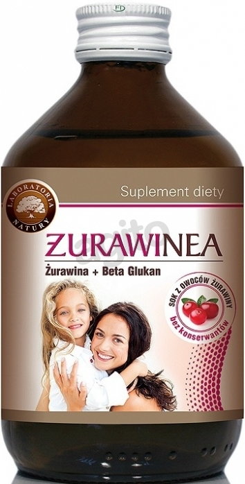 Laboratoria Natury Żurawinea (Żuravita) Sok z żurawiny 300 ml