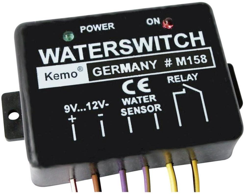 Kemo Czujki zalania wodą M158 Wykonanie: Element 9 - 12 V/DC