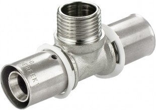 Perfexim Trójnik ZAPRASOWYWANY WKRĘTNY 16 x 1