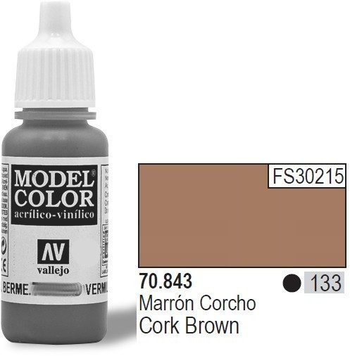 VALLEJO Farba Nr133 Cork Brown 17mlMatt