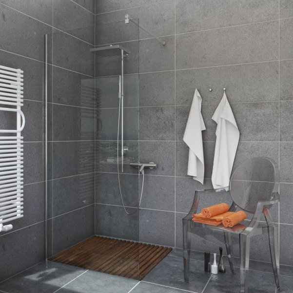 Sea-horse Ścianka prysznicowa narożna Easy In 80 szkło transparentne BK251T08