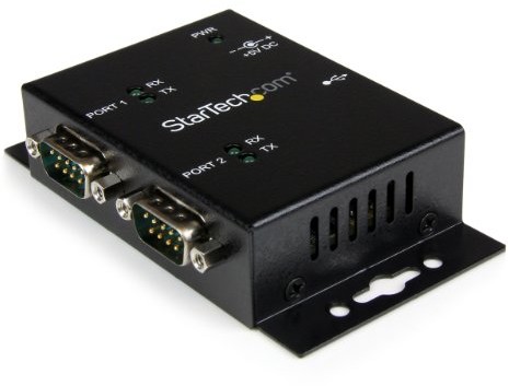 STARTECH.COM StarTech. com USB na szeregowy RS-232 adapter Hub (USB na 9 DB), czarny ICUSB2322I