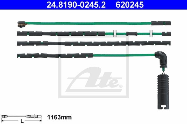 ATE CZUJNIK KLOCKÓW HAM  24.8190-0245.2 BMW Z4 E85 3.0SI 265KM 06-